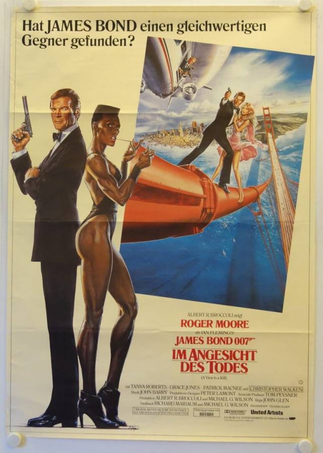 James Bond 007 - Im Angesicht des Todes originales deutsches A0-Filmplakat